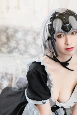 FGO Black Joan of Arc Maid Costume@明丝_CatN (9 ภาพ)