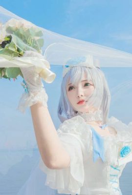 (สง่างามและอ่อนโยน) งานแต่งงานของ Luo Tianyi น้องสาวของ VOCALOID COS