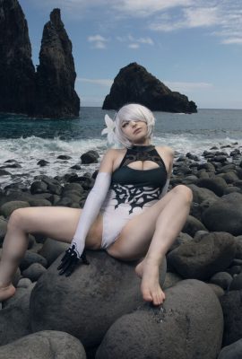 Mikomi Hokina – ชุดว่ายน้ำ 2B (NieR:Automata)