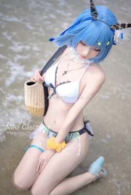 Azur Lane Gascogne @Kagero ประเภท nyonyoko (9 ภาพ)