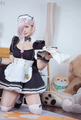 Fate/Grand Order Mash Kyrielite Maid@马花马花香(9 ภาพ)