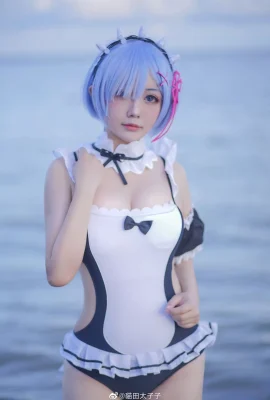 Re:Zero การเริ่มต้นชีวิตในอีกโลกหนึ่ง Rem ชุดว่ายน้ำ@猫田太子子(9 ภาพ)