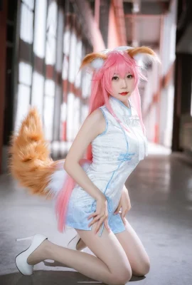 ภาพถ่ายนิทรรศการการ์ตูนคอสเพลย์ Tamamo Mae “Fate/Grand Order”[CN: Vanilla Nya Lulu](10 ภาพ)