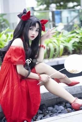 FGO Tohsaka Rin@梦玥_Ann (นิทรรศการการ์ตูน Hatsumonogatari) (9 ภาพ)