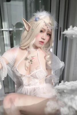 ภาพถ่าย Yixiaofangqin ของหญิงสาวและดอกไม้ (24 ภาพ)