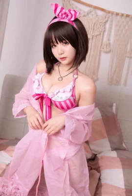 วิธีพัฒนานางเอกผู้สัญจร Megumi Kato @_是青水_ (9 ภาพ)