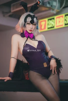 Fate/GrandOrder Black Joan of Arc bunny girl @Hikali_雪月 (9 ภาพ)