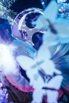 Demon Slayer: Butterfly Ninja @coser Xiaoyue (9 ภาพ)
