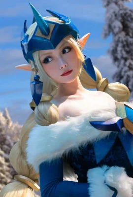 League of Legends Children of the Stars-Soraka·Snow Festival @Maki小媭(9 ภาพ)