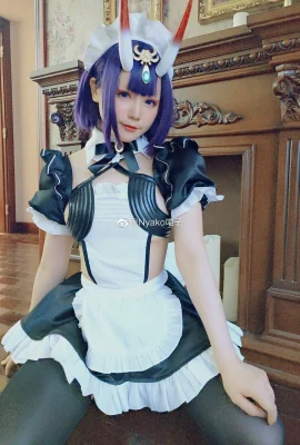 Fate/Grand Order Shuten Douya Maid Fan @Nyako Miaozi (8 ภาพ)