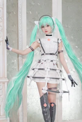 Hatsune Miku SEGA Sound Game Birdcage ver.cos @小素SeeU (9 ภาพ)