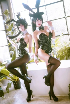 (甜heart帮 ? Yasu, HedY คอสเพลย์) Zui Rin และ Dai Rin Bunny Suit ver.