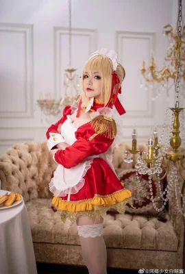 FATE Nero Claudius Fanfic Maid@Internet Addicted Girl Bailangjiang (9 ภาพ)
