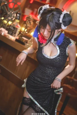 Final Fantasy 7 Remake Tifa Cheongsam cos cn Vanilla Meow Lulu (9 ภาพ)