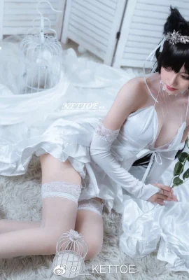 คำสาบานของ Azur Lane Atago White Flower @__KETTOE (9 ภาพ)