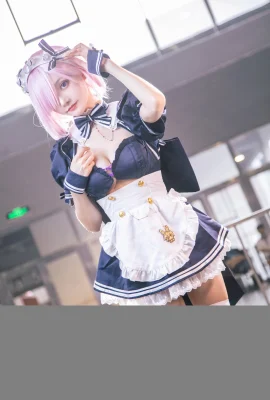 FGO Mash Kirilet Fan Maid @小鱼鱼 (รูปภาพ: @leaderShadow) (Firefly Animation และ Game Carnival) (9 ภาพ)