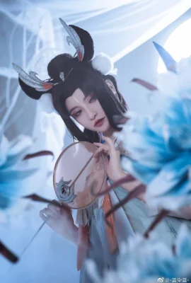 The King of Glory Chang'e@The Whitest_Youyi (ถ่ายภาพ: @-兰兰蓝-) (9 ภาพ)
