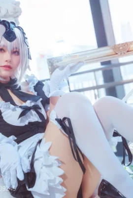 FGO Black Joan of Arc Maid @芊芊香w (ถ่ายภาพ: Kosaka Junww) (Kugou Mushroom·Firefly Animation Music Carnival) (12 ภาพ)