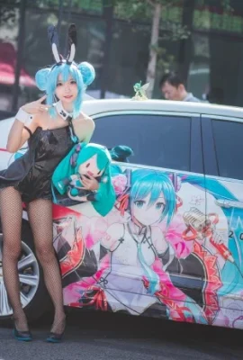 Hatsune Miku Bunny Girl@Green Eggplant nasu (นิทรรศการการ์ตูน Beijing Wushan Five Elements) (9 ภาพ)