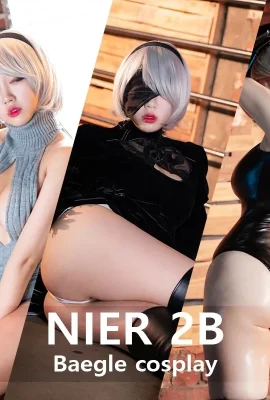(ครีมโซดา (Baegle)) คอสเพลย์ Nier 2B (NieR_ ออโตมาตะ)