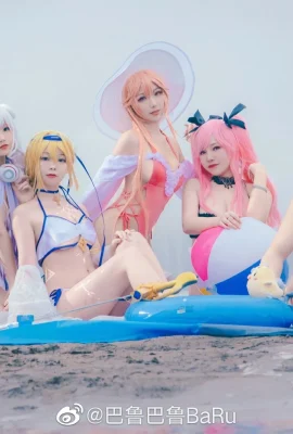 Azur Lane@巴鲁巴鲁BaRu, @泽小红奇, @风夜夜夜夜, @ TattooPoi, @爱silly fox raccoon, @隼… (9 ภาพ)