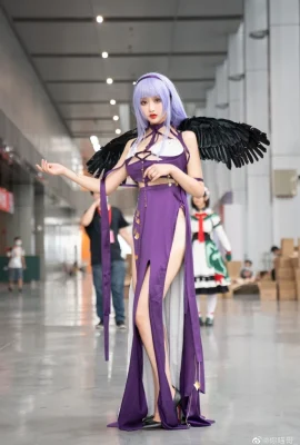 Azur Lane Dido@-DuoduojiangOVO_ (ถ่ายภาพ: @你猫哥_) (นิทรรศการ CICF China International Comics Festival Animation and Game Exhibition) (9 ภาพ)