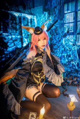 FATE Tamamo Mae·Dark Magician @_general sama (9 ภาพ)