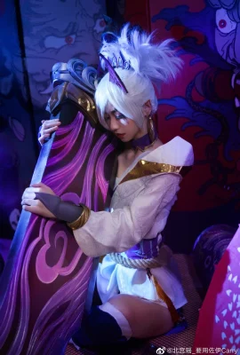 League of Legends Riven Soul Lotus @北宫瑶_จำเป็นต้องใช้ Zoe Carry (9 ภาพ)