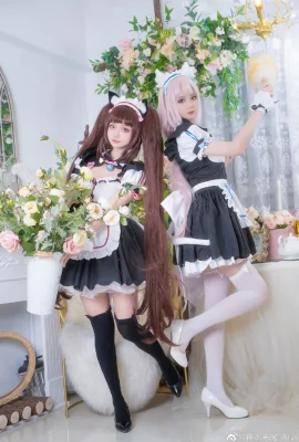 Cat Girl Paradise Xiangzilan: @秋秋霞不bald, Chocolate: @神本无尾_Aria (9 ภาพ)