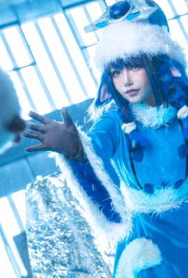 League of Legends Lulu Ice and Snow Festival @是RabbitBrother w (ภาพถ่าย: @leaderShadow) (2020 Guangzhou Soduo Animation Carnival) (9 ภาพ)