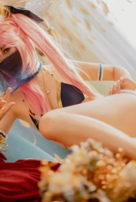 Fate/GrandOrder Tamamo Mae Dancer@明丝_CatN (9 ภาพ)