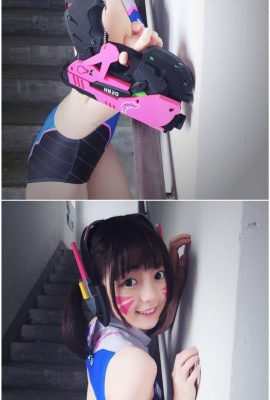 (ความเมตตา Meow ใจดี) ชุดว่ายน้ำ Legal LOL1ta COS D.Va