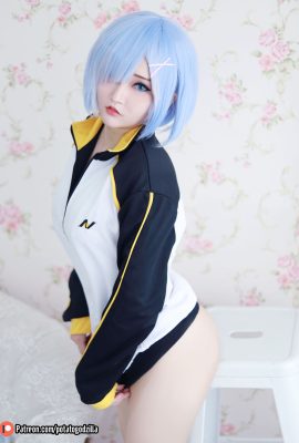 Coser@Potato Godzilla – Rem ในเสื้อแจ็คเก็ต Subaru