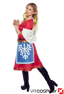 VRCosplayX Melody Marks – The Legend of Zelda: Skyward Sword การล้อเลียน XXX