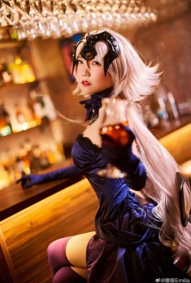 FGO สีดำ Joan of Arc เมา chastity@louyinEmilia (9 ภาพ)