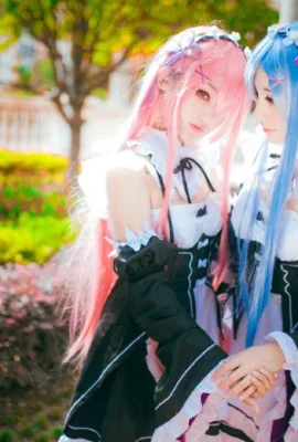 Re: ชีวิตในโลกที่แตกต่างจาก Zero Rem: @梦泽Suml, Ram: @鸹鸠_puppet (9 ภาพ)