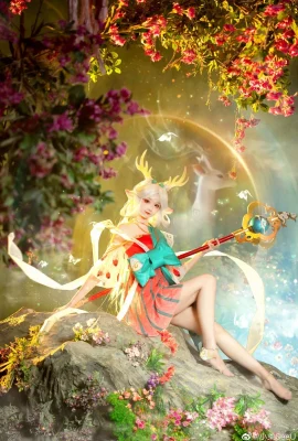 ราชาแห่งความรุ่งโรจน์เหยาพบกับ Divine Deer @小rouSeeU (9 ภาพ)