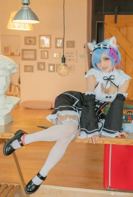 Re:Zero การเริ่มต้นชีวิตในอีกโลกหนึ่ง Rem Cat-Eared Rem Figure @Ruiruiz丶(9 ภาพ)