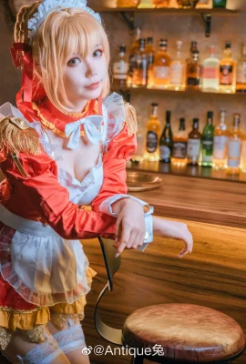 FGO Nero Claudius Fan Maid @AntiqueRabbit (9 ภาพ)