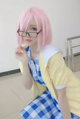 Fate/GrandOrder Mash Kyrielight เครื่องแบบ @mikochanww (9 ภาพ)