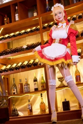 Fate/Grand Order Nero Claudius Fan Maid@_ Tanuki_ (10 ภาพ)