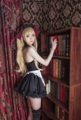 Fate/Grand Order Ereshkigal (Ai Lei) Maid@五狗百鬼 (9 ภาพ)