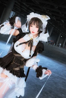 Azur Lane Cheshire @鬼 สัตว์ยาวไม่ได้อยู่ที่นั่น w (ถ่ายภาพ: @久久 วันหยุด) (Kugou Mushroom·Firefly Animation Music Carnival) (9 ภาพ)