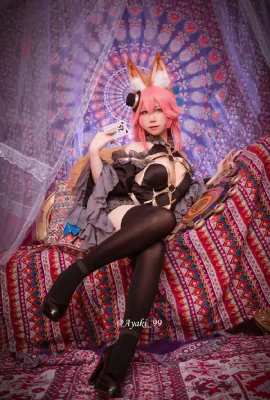 Fate/extella Tamamo Mae เจ็ทแบล็คเมจิกสูท @Ayaki_99 (9 ภาพ)