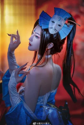ความรุ่งโรจน์ของ King Shiranui Mai Charming Words @鲁儿大魔王_ (8 ภาพ)