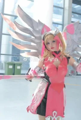 Overwatch Pink Angel @Mo玥_Ann (10 ภาพ)