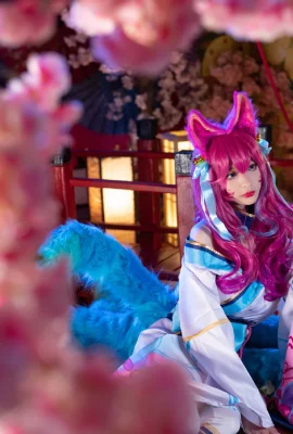 League of Legends Ahri Soul Lotus@Xianjuanyeye (ถ่ายภาพ: @EXIT飞鱼) (10 ภาพ)