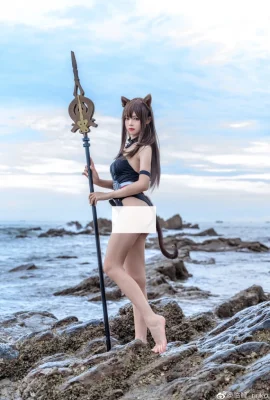 Arknights Coral Coast Series ความแตกต่างของอุณหภูมิ Sky Fire @林粿_ririko (9 ภาพ)