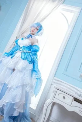 “Re: ชีวิตในโลกที่แตกต่างจากศูนย์” Rem Crystal Dress ver.cos ภาพที่สวยงาม[CN: Nekota Seinai](8 ภาพ)