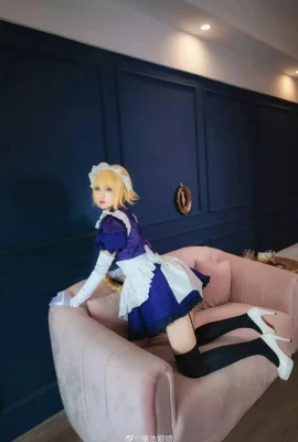 FGO Joan of Arc Maid คอสเพลย์[CN: Empress Weichi](8 ภาพ)